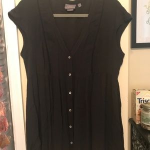 Vanessa and Virginia charcoal vneck - MP